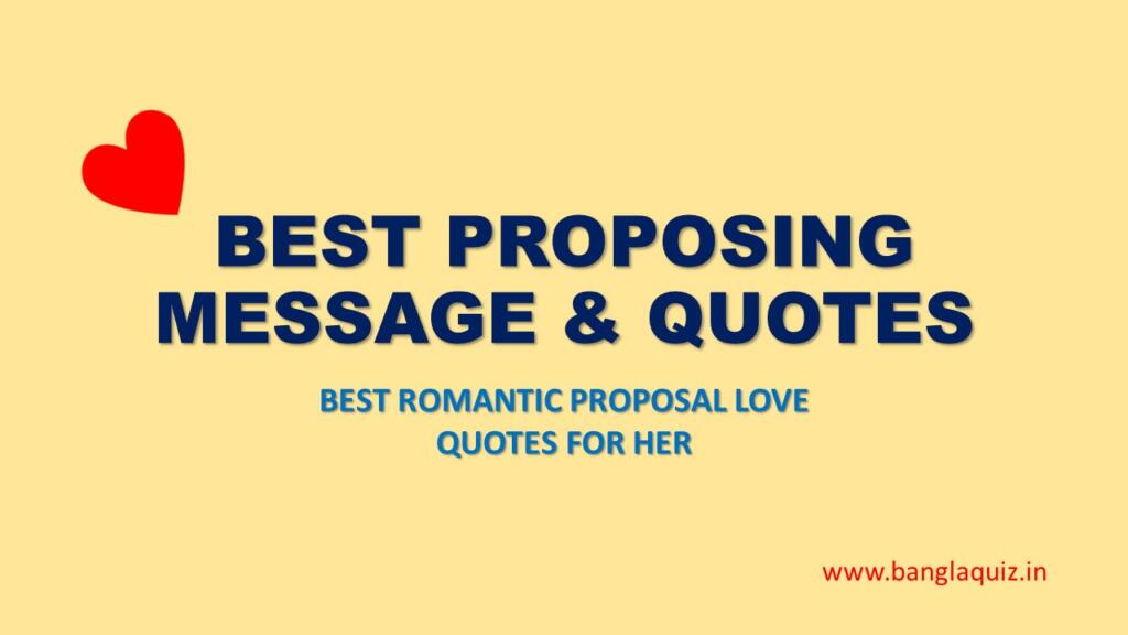 50+ BEST PROPOSING MESSAGE & QUOTES - BEST ROMANTIC PROPOSAL LOVE ...